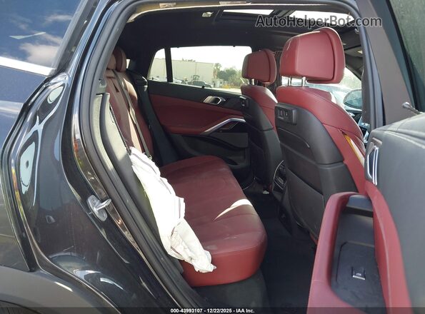 5UXCY6C0XM9E24227 2021 BMW X6 Gray VIN კოდის სტიკერის ხედი