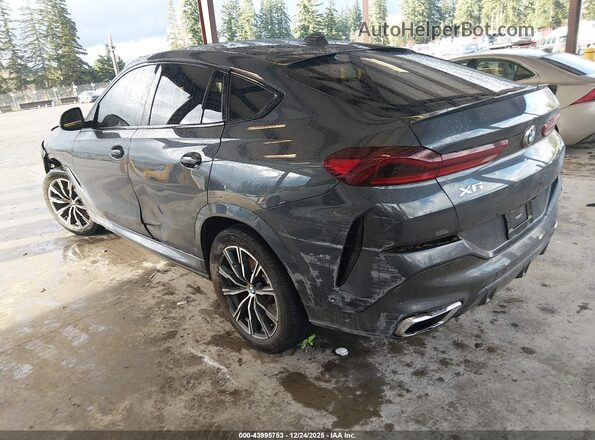 5UXCY6C0XM9F61913 2021 BMW X6 Серый Задняя левая четверть