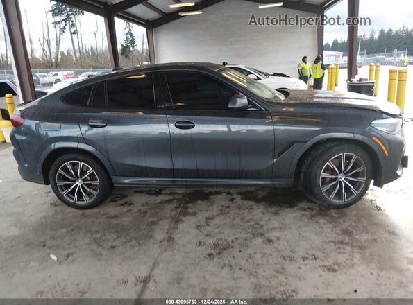 5UXCY6C0XM9F61913 2021 BMW X6 Серый Вид задней части салона