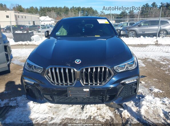 5UXCY8C01M9G02280 2021 BMW X6 Dark Blue Vista del cuadro de instrumentos