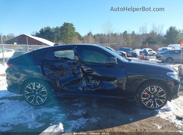 5UXCY8C01M9G02280 2021 BMW X6 Dark Blue Vista interior trasera