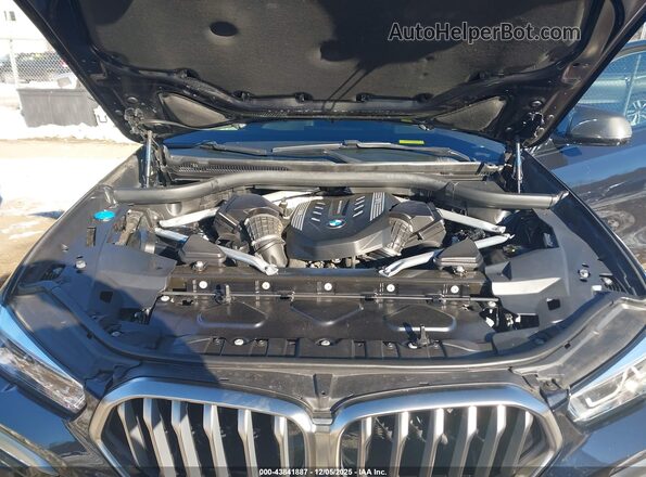 5UXCY8C01M9G02280 2021 BMW X6 Dark Blue Vista trasera