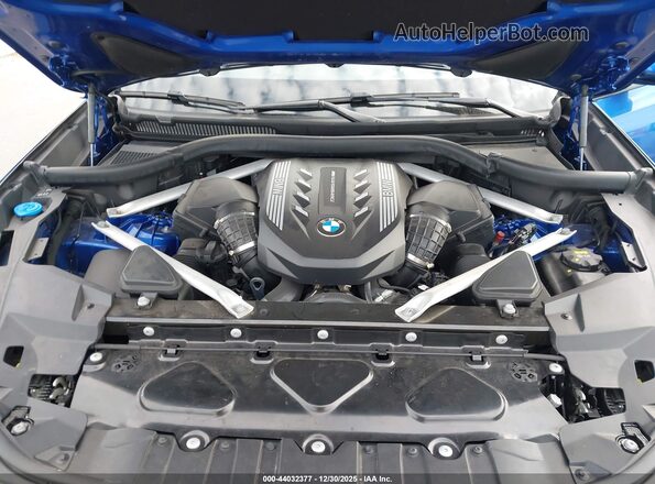 5UXCY8C05L9C66552 2020 BMW X6 Blue Widok z tyłu