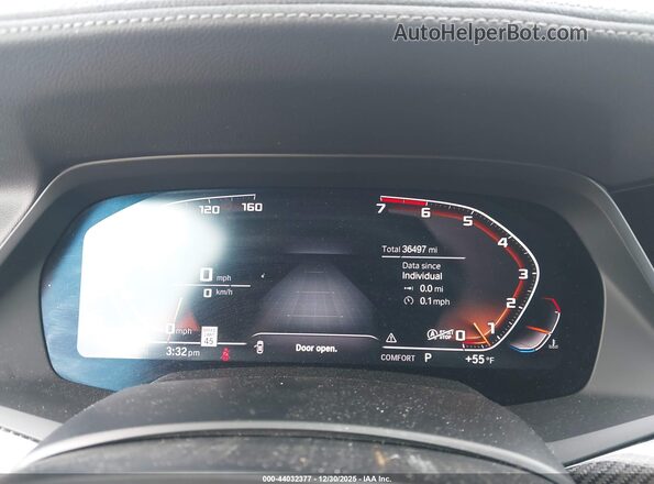 5UXCY8C05L9C66552 2020 BMW X6 Blue Widok tylnych siedzeń