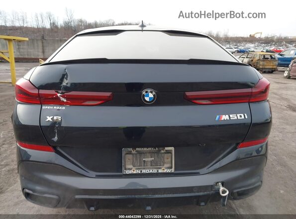 5UXCY8C06M9H32393 2021 BMW X6 Черный 