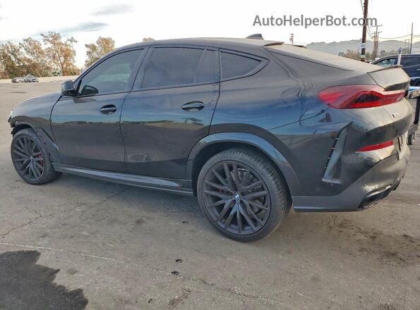 5UXCY8C08M9F09384 2021 BMW X6 Black Задня ліва чверть