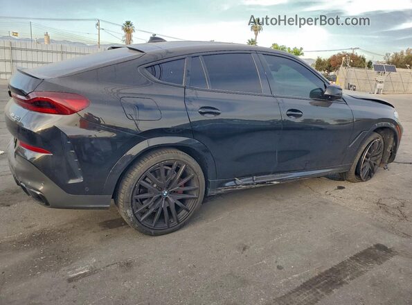 5UXCY8C08M9F09384 2021 BMW X6 Black Задня права чверть