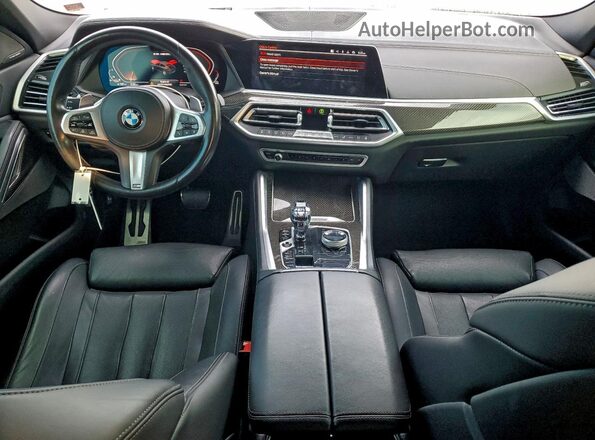 5UXCY8C08M9F09384 2021 BMW X6 Black Вид панелі приладів