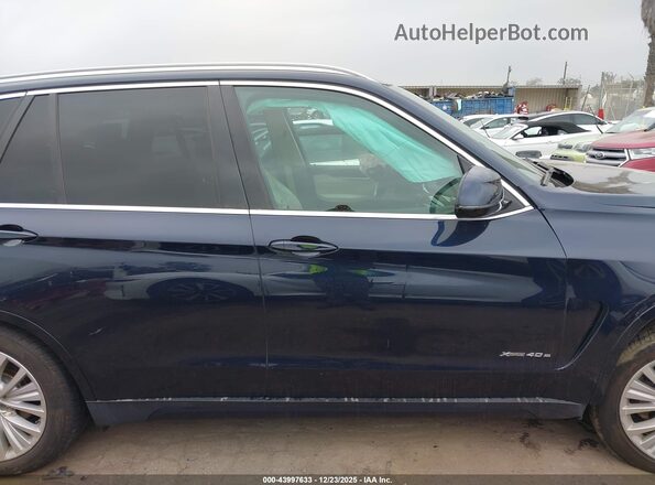 5UXKT0C59G0S78413 2016 BMW X5 Синий Панорамный вид салона 360°