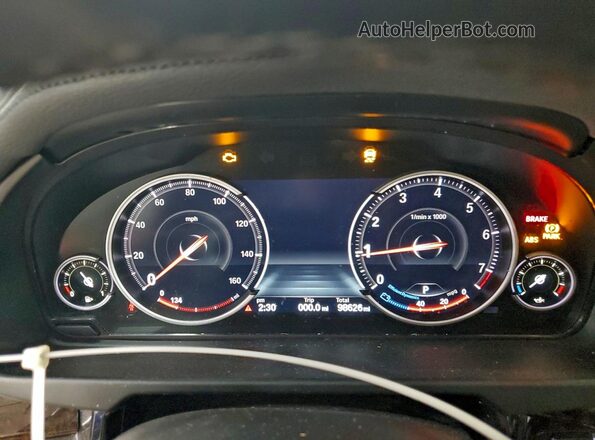 5UXKU2C30H0X47879 2017 BMW X6 Silver Սարքավորումների վահանակի տեսք