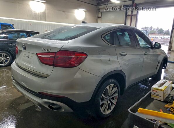 5UXKU2C30H0X47879 2017 BMW X6 Silver Հետևի աջ