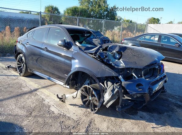 5UXKU2C30H0X48076 2017 BMW X6 Black Առջևի աջ