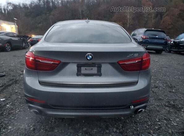 5UXKU2C31H0U28698 2017 BMW X6 Серый Вид сзади