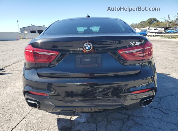 5UXKU2C35H0U30308 2017 BMW X6 Черный Вид сзади