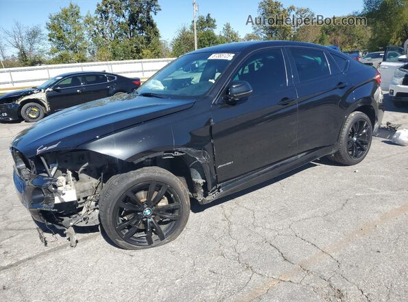 5UXKU2C35H0U30308 2017 BMW X6 Черный Передняя левая четверть