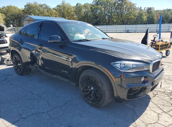 5UXKU2C35H0U30308 2017 BMW X6 Черный Передняя правая четверть