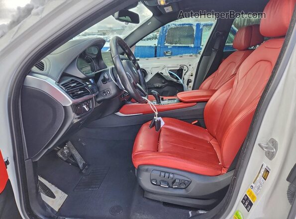 5UXKU2C50J0X50112 2018 BMW X6 White Սալոնի դիմացի տեսք
