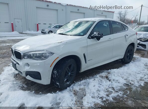 5UXKU2C55K0Z64272 2019 BMW X6 Белый Передняя левая четверть