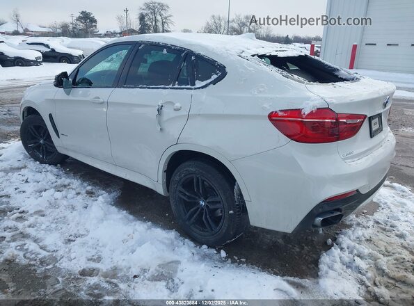 5UXKU2C55K0Z64272 2019 BMW X6 Белый Задняя левая четверть