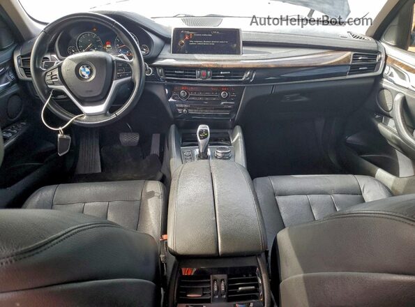 5UXKU2C57G0N79786 2016 BMW X6 Угольный Вид панели приборов