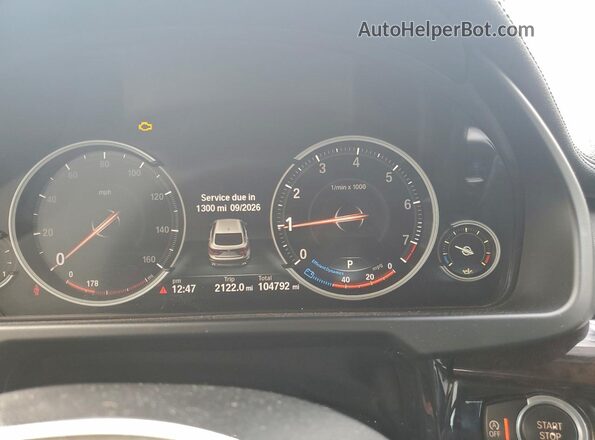 5UXKU2C57G0N79786 2016 BMW X6 Угольный Вид щитка приборов