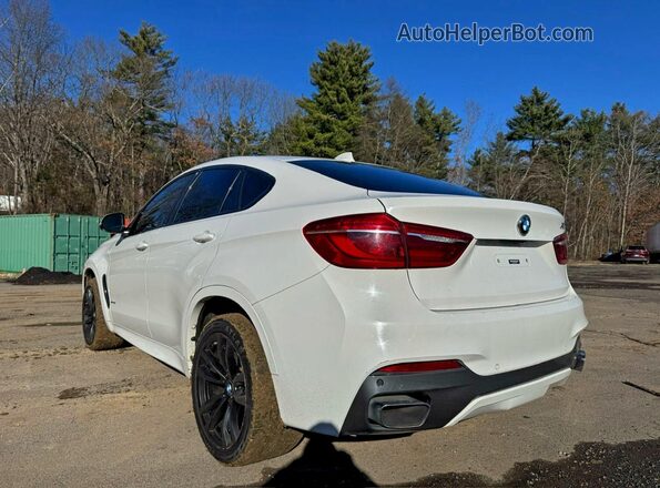 5UXKU2C57K0Z64693 2019 BMW X6 Белый Передняя правая четверть