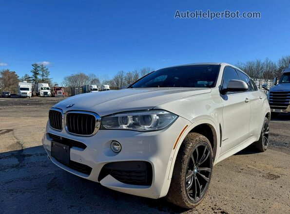 5UXKU2C57K0Z64693 2019 BMW X6 Белый Задняя правая четверть