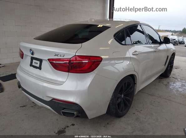 5UXKU2C57K0Z65441 2019 BMW X6 Белый Задняя правая четверть