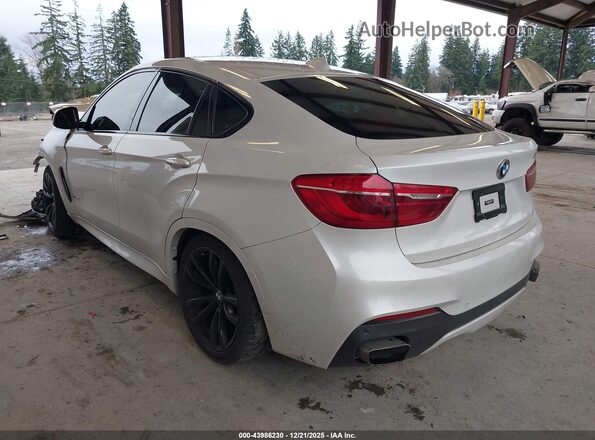 5UXKU2C57K0Z65441 2019 BMW X6 Белый Задняя левая четверть