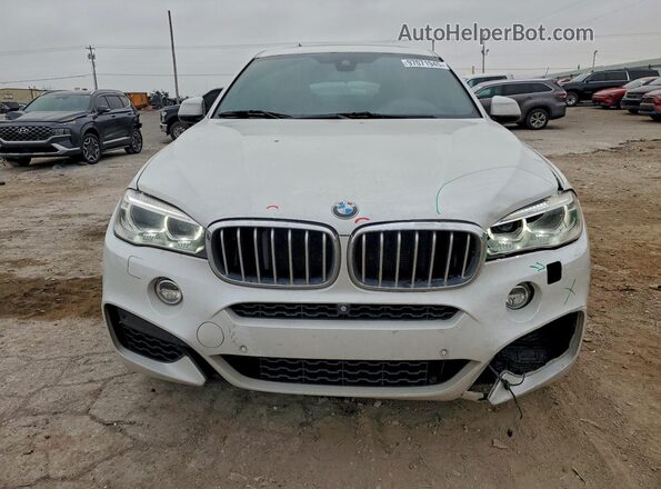 5UXKU6C51G0S82472 2016 BMW X6 Белый Вид спереди