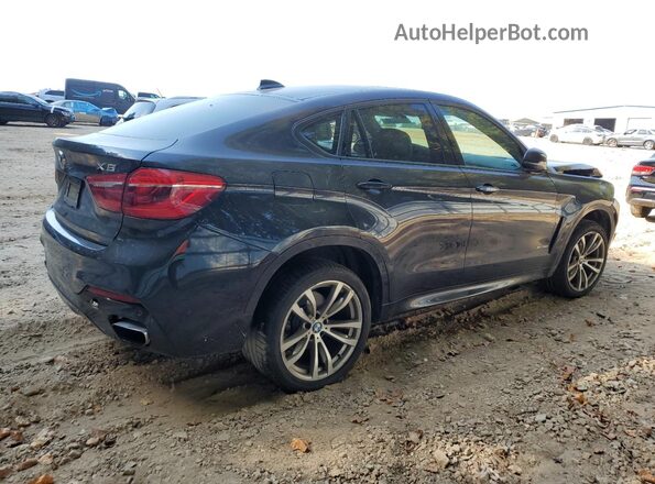 5UXKU6C57H0S99536 2017 BMW X6 Blue უკანა მარჯვენა