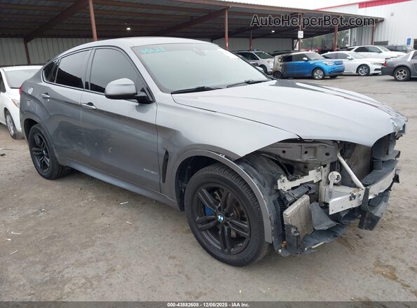 5UXKU6C57KLP60465 2019 BMW X6 Gray Przód prawy