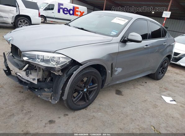 5UXKU6C57KLP60465 2019 BMW X6 Gray Przód lewy
