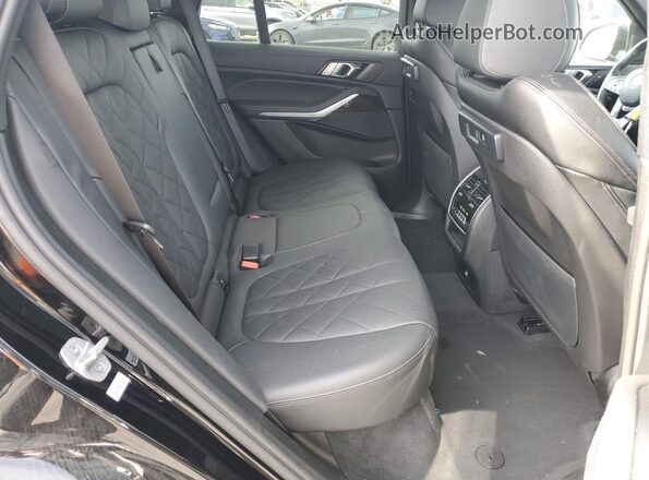 5UXTA6C01P9P57261 2023 BMW X5 Black Rear seats view
