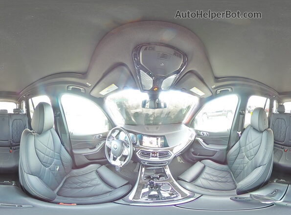 5UXTA6C01P9P57261 2023 BMW X5 Black 360 interior view