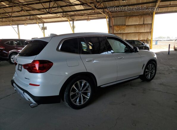 5UXTR7C54KLR46038 2019 BMW X3 Белый Задняя правая четверть
