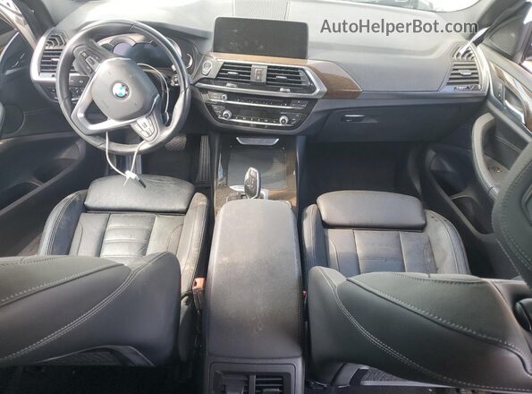 5UXTR7C54KLR46038 2019 BMW X3 Белый Вид панели приборов