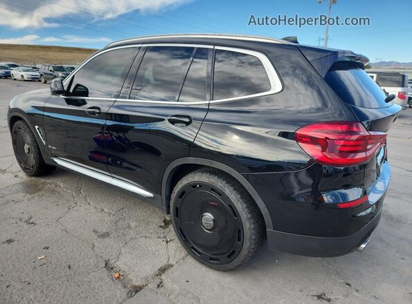 5UXTR9C50JLC80079 2018 BMW X3 Черный Задняя левая четверть