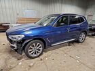 2018 Bmw X3 Xdrive30i Blue vin: 5UXTR9C56JLD70093