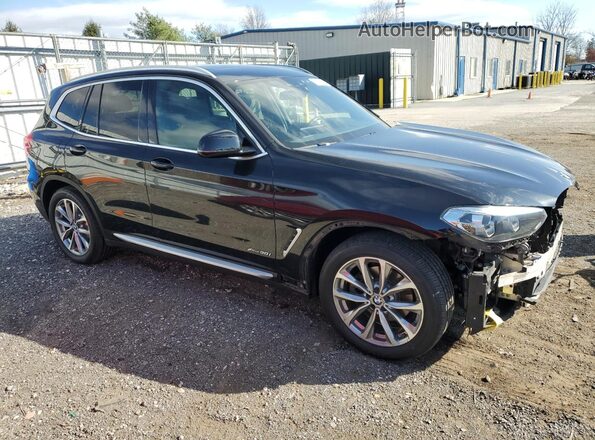 5UXTR9C59JLD63574 2018 BMW X3 Черный Передняя правая четверть