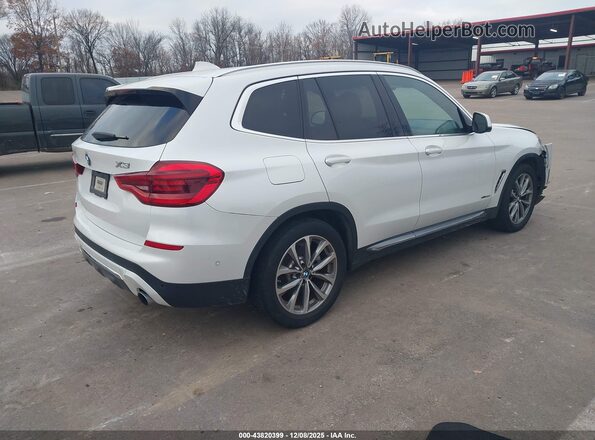 5UXTR9C5XJLC83264 2018 BMW X3 White Rear right