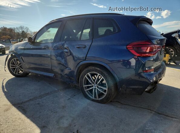 5UXTS3C53J0Y94575 2018 BMW X3 Синий Задняя левая четверть