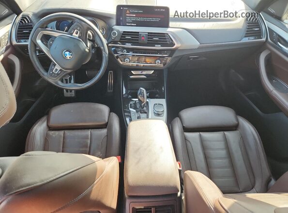 5UXTS3C53J0Y94575 2018 BMW X3 Синий Вид панели приборов