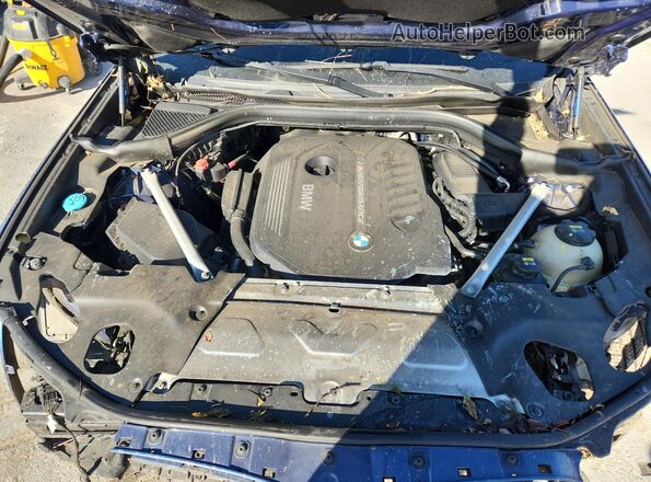 5UXTS3C53J0Y94575 2018 BMW X3 Синий Вид подкапотного пространства