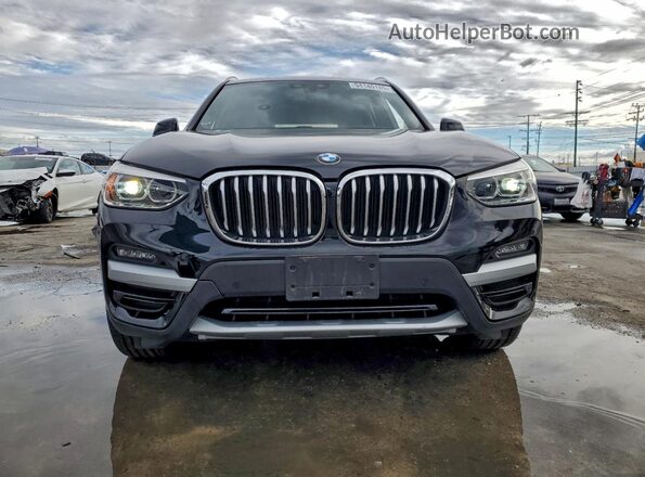 5UXTY3C09L9C69473 2020 BMW X3 Black Widok z przodu