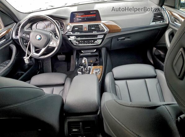 5UXTY3C09L9C69473 2020 BMW X3 Black Widok deski rozdzielczej