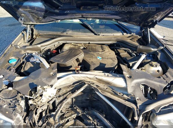 5UXTY5C03M9E70637 2021 BMW X3 Blue Widok z tyłu