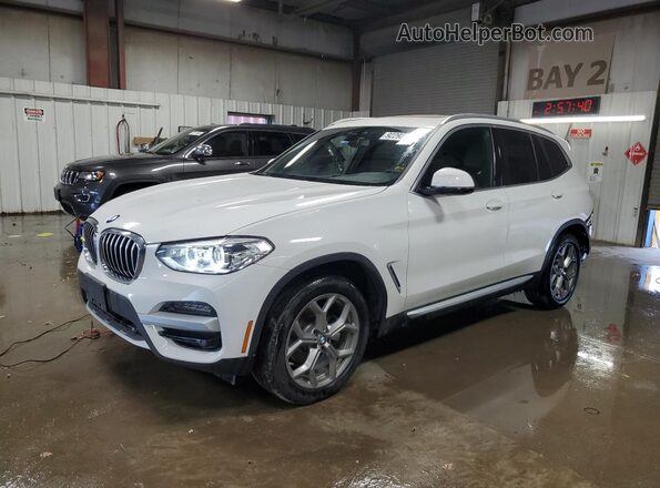 5UXTY5C05L9B53540 2020 BMW X3 White Передня ліва чверть