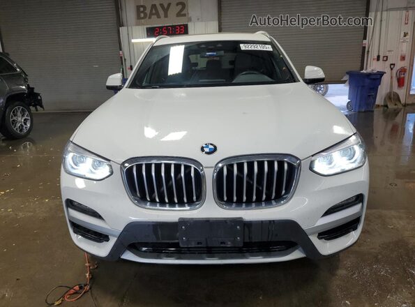 5UXTY5C05L9B53540 2020 BMW X3 White Вид спереду