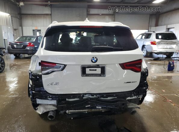 5UXTY5C05L9B53540 2020 BMW X3 White Вид ззаду